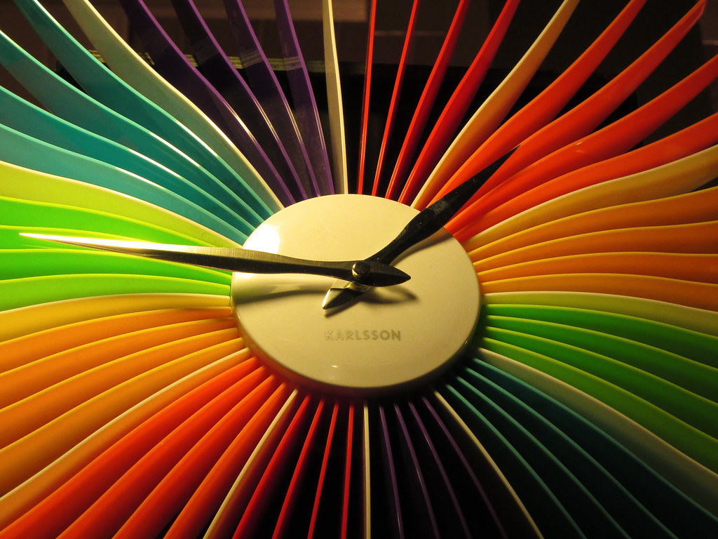 Karlsson Clock 2 Seen in a shop window in Islington. Garry Knight Flickr