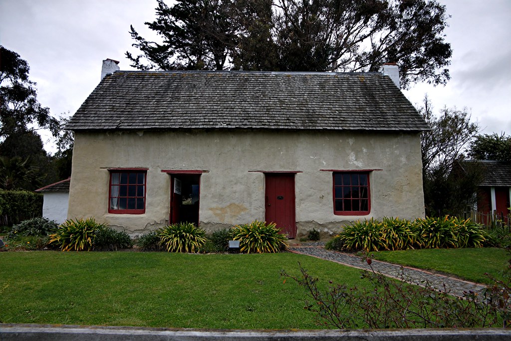 Old house, SH1, Riverlands, Blenheim district, Marlborough, New Zealand