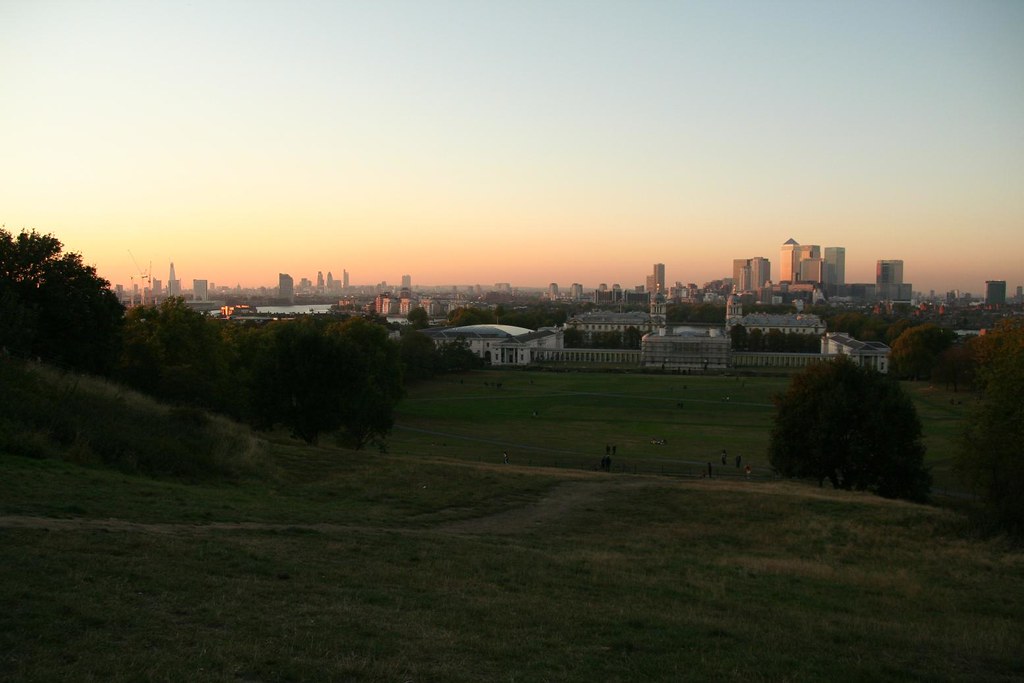 The entire vista. Greenwich Park, London, UK Oct 2011 shurst2011