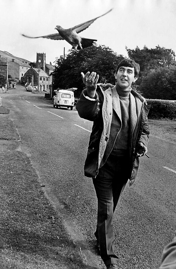 filming John Alderton on the set of the Vet Films Rowland Hobson