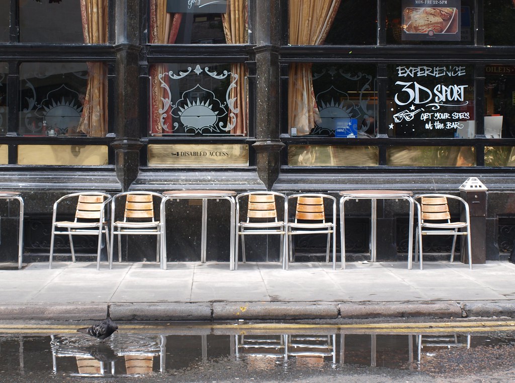 Pub reflections Tottenham Court Road, London Tom Robertson Flickr