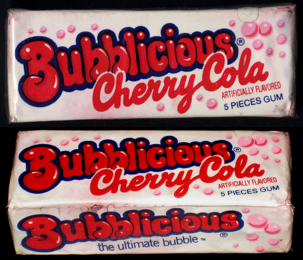 Bubblicious Cherry Cola bubble gum pack 1980's Flickr