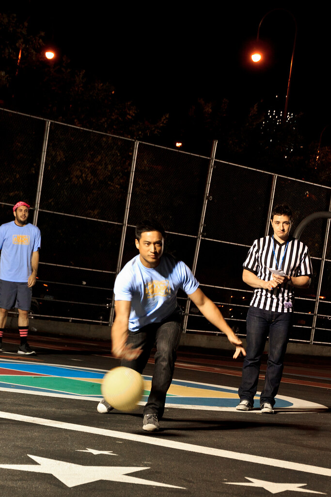 Kickball Pitcher Manhattan, New York City October, 2011 Santos