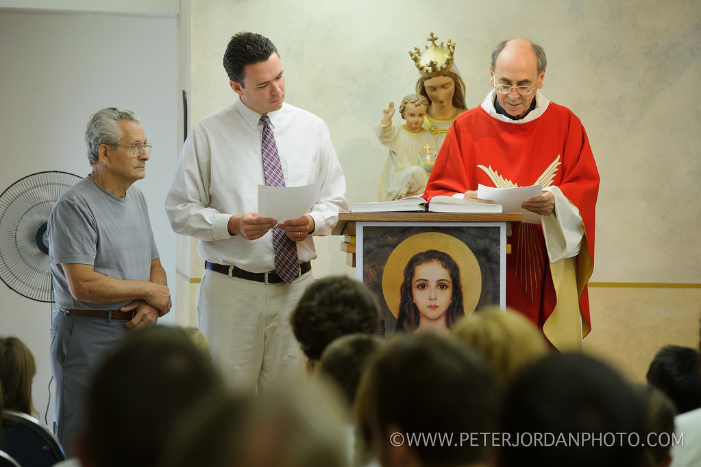 Saint Philomena mass at Ville de Marie Academy, Monday October 17, 2011