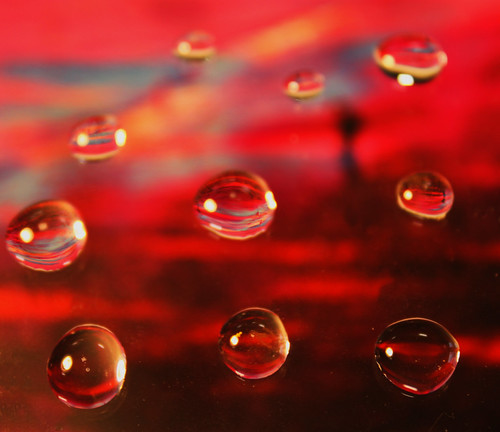 Droplets sunset Amber Danielle Flickr