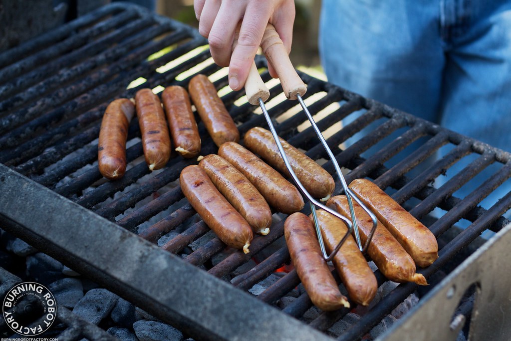 Kangaroo sausage on the grill Kangaroo sausages on the gri… Flickr
