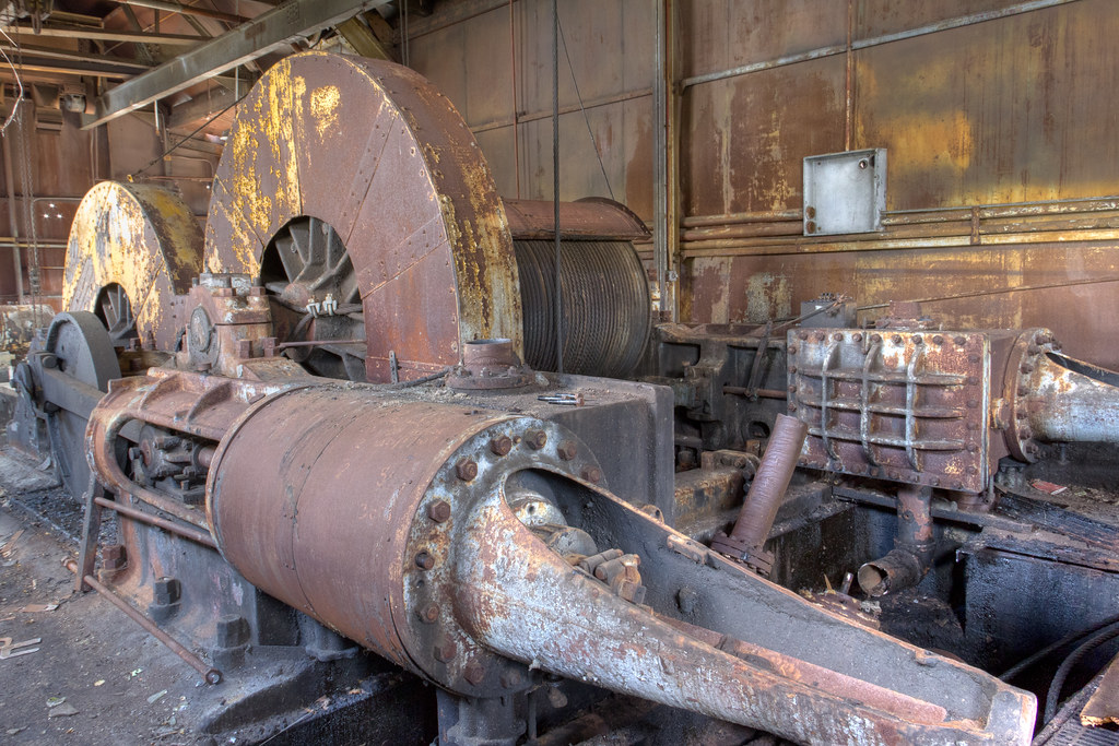 Horsepower A view of the twin steam engines that powered t… Flickr