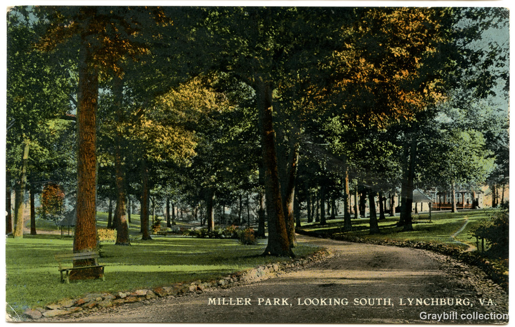 Lynchburg Virginia post card Miller Park, Looking South Flickr