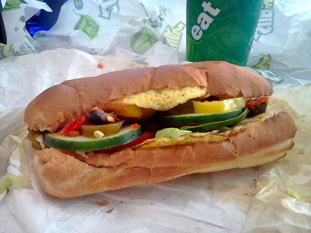 Bacon, egg and cheese sub Subway 15A Trolley Sq, Wilmingto… Flickr