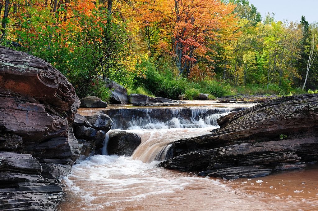 "Bonanza Falls" (Big Iron River) Silver City , Michigan Flickr