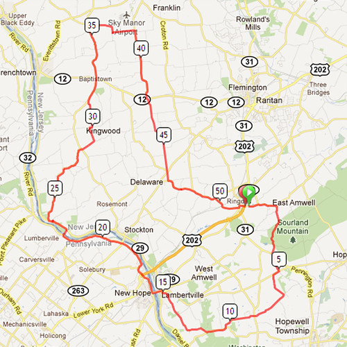 r06. Bike Route Map. East Amwell School. Ringoes, NJ 0855… Flickr