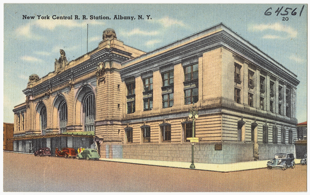 New York Central R. R. Station, Albany, N. Y. File name 0… Flickr