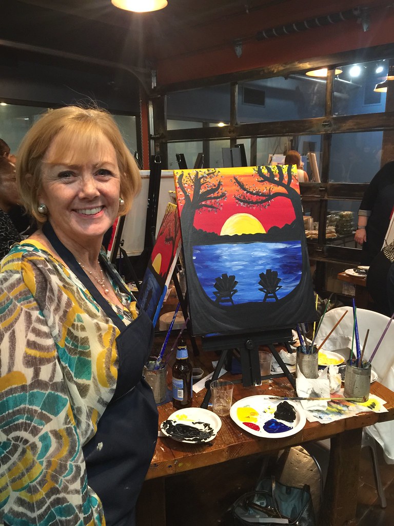 Women in Power A Colorful “Paint Night” Event Mary Cahill… Flickr
