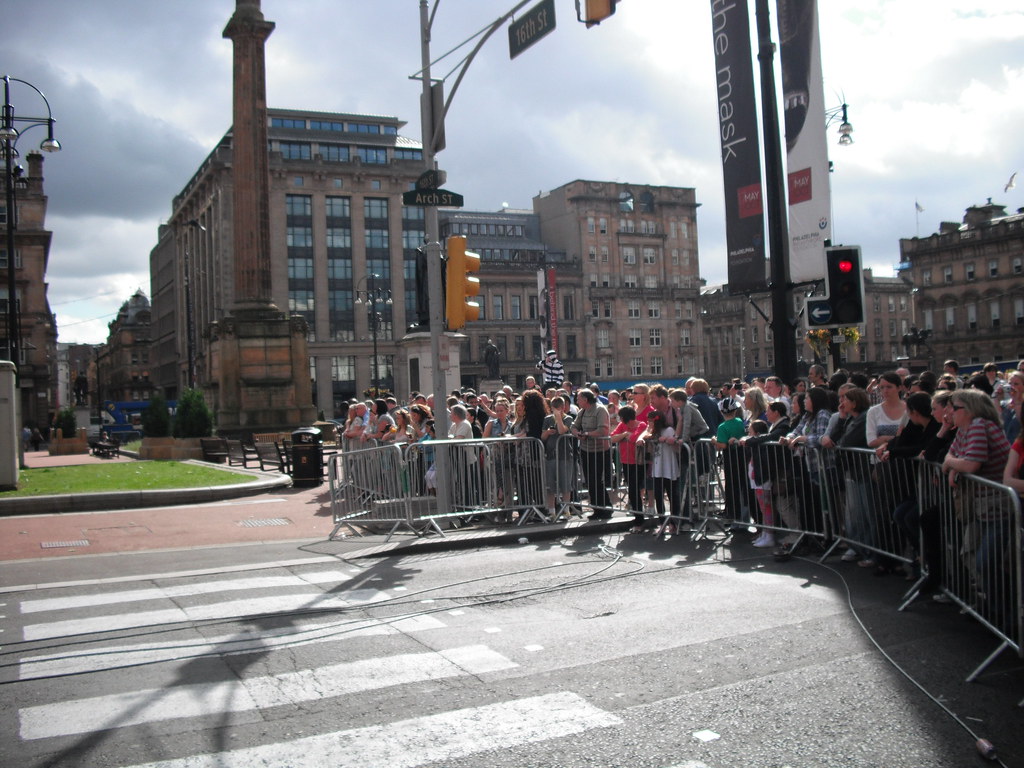 when brad was in town glasgow turned into philydelphia whe… Flickr