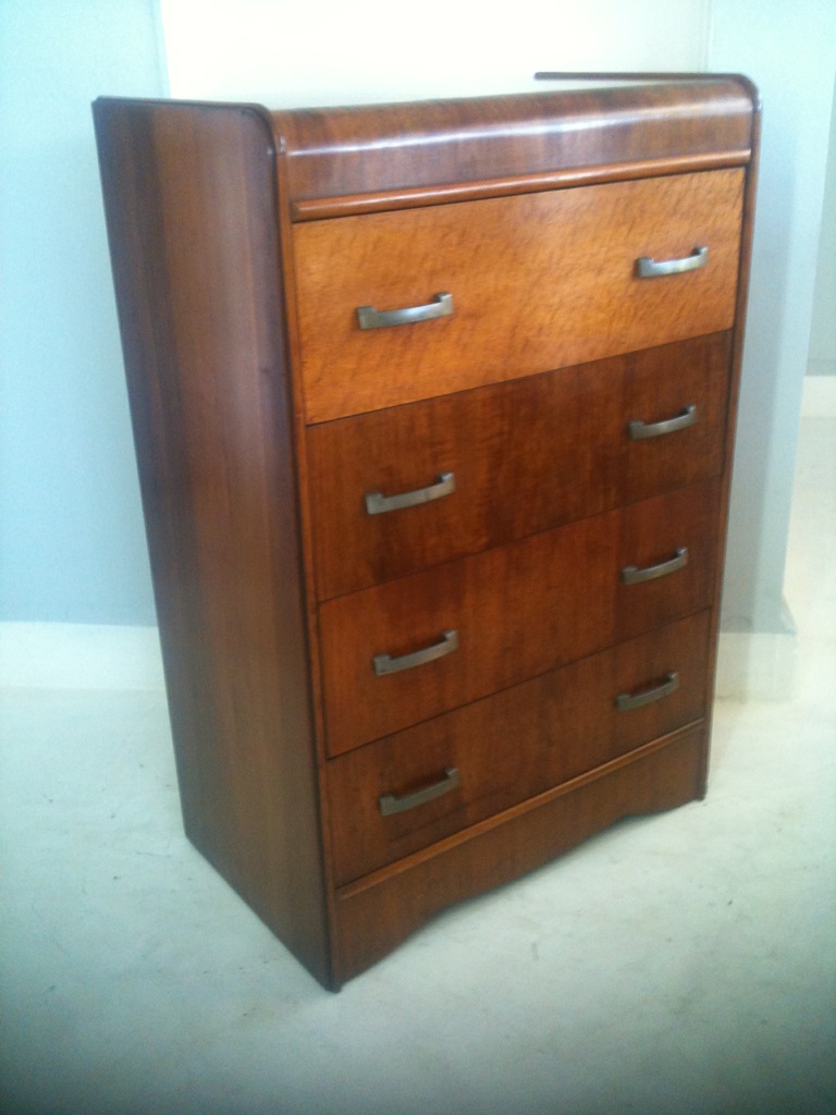 Art Deco Waterfall Dresser Antique Art Deco Waterfall Dres… Flickr