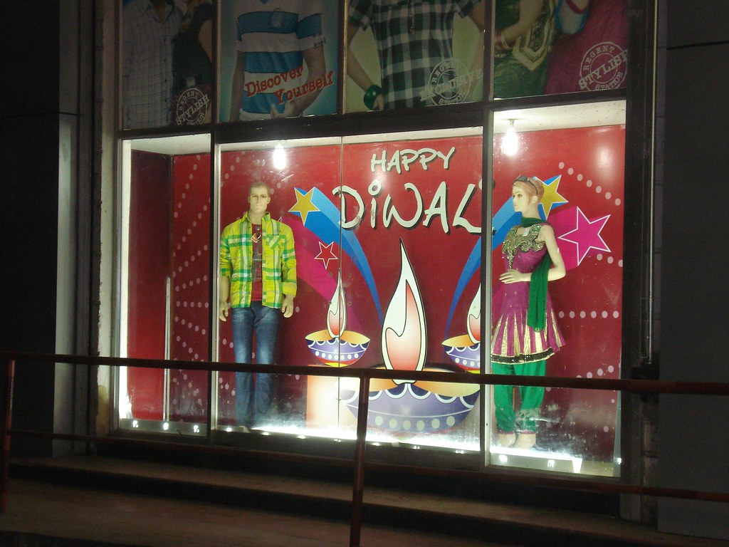 DIWALI WINDOW 2011 Diwali window at regent station. Portfolio of