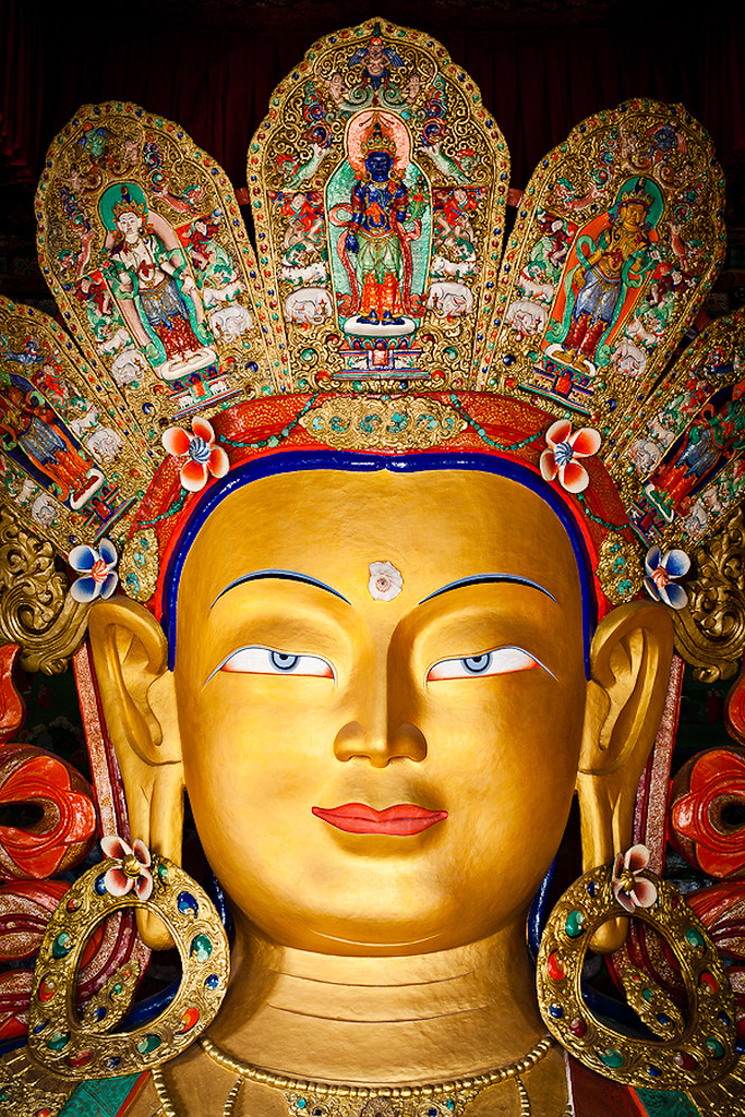 Maitreya Buddha in Thiksey Gompa Maitreya Buddha in Thikse… Flickr