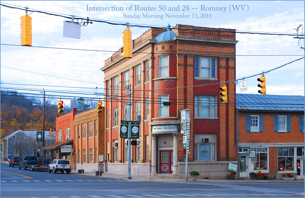 Intersection of Routes 50 and 28 Romney (WV) Sunday Mor… Flickr
