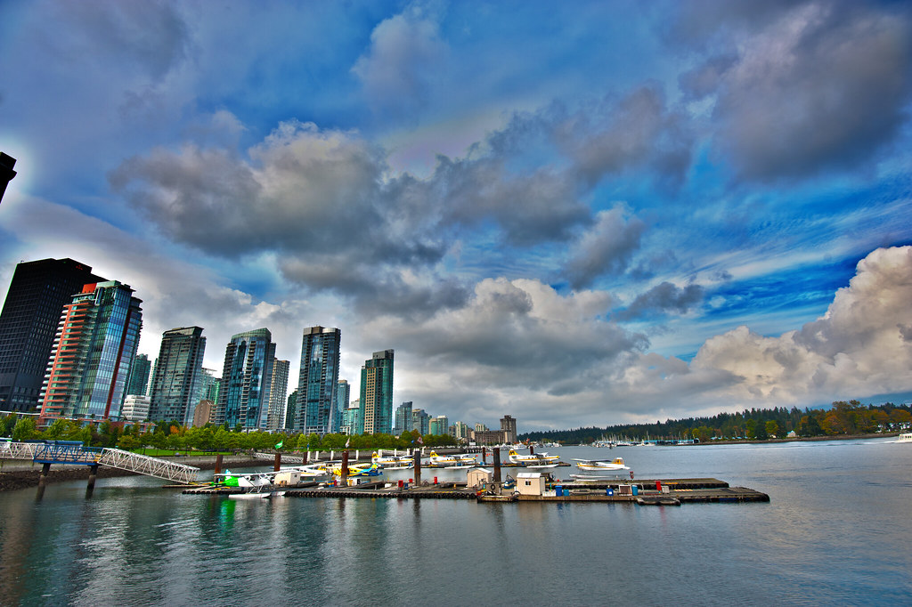 Harbor and Downtown Vancouver HDR A photo of the seaport, … Flickr