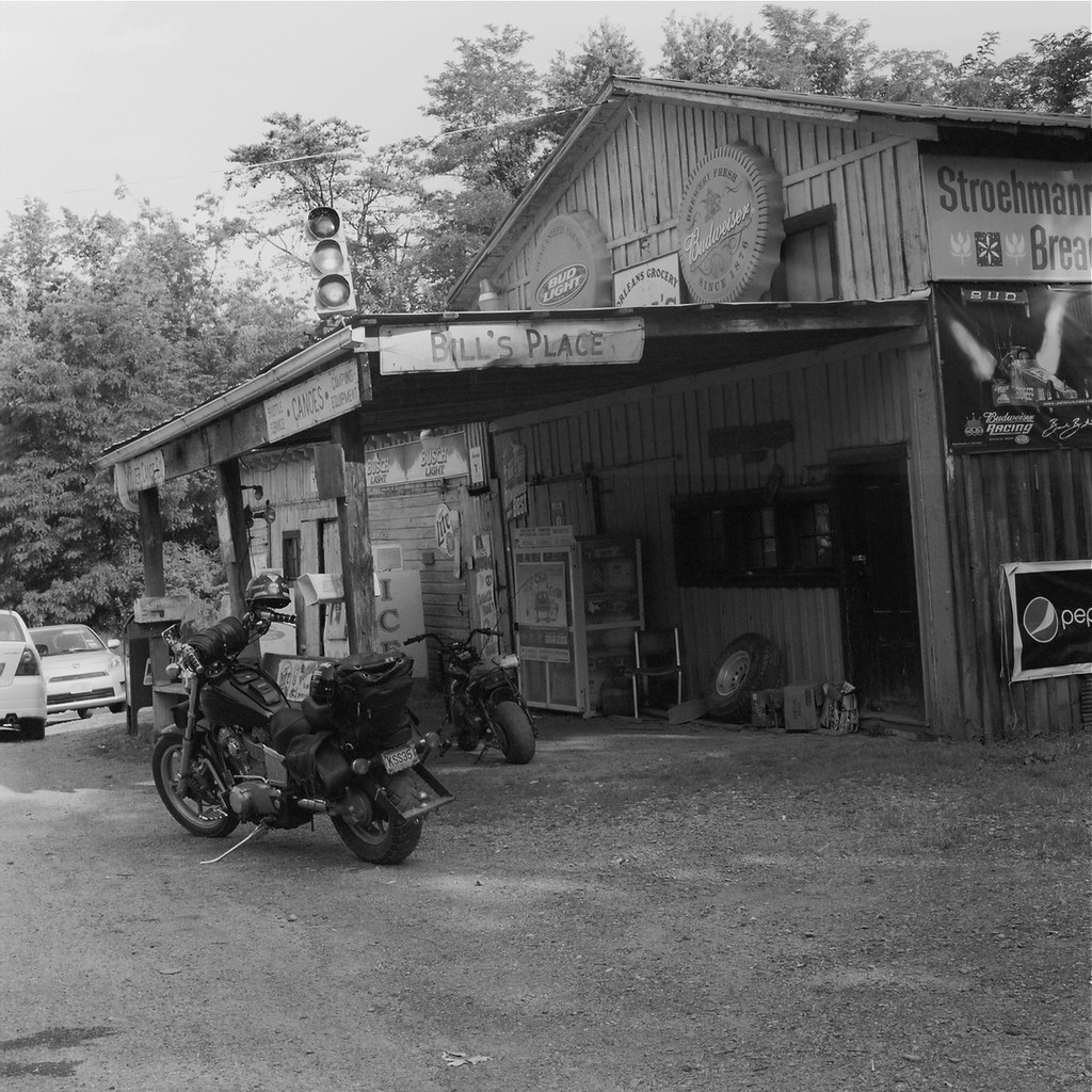 Bill's Place Motorcycle View Just a grand place and the Ha… Flickr