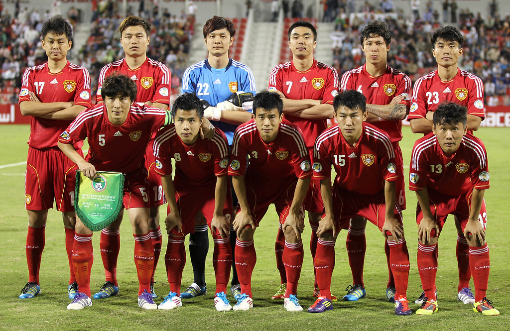 Chinese national football team Members of the Chinese nati… Flickr