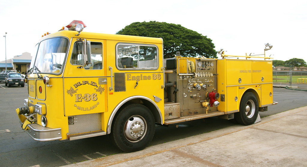 Honolulu Fire Old Engine 36 S Lasiuk Flickr