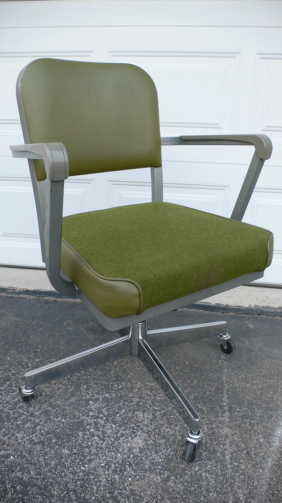 green swivel office chair djerindj Flickr
