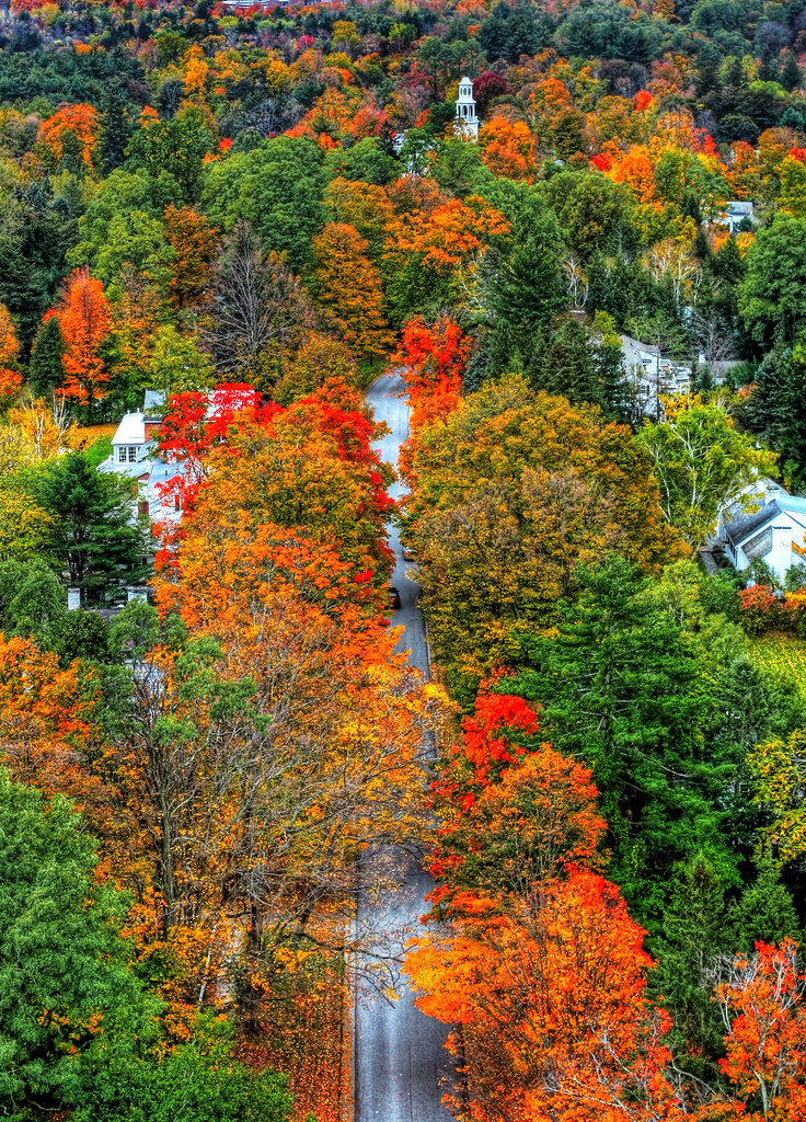Bennington VT in Fall The city of Bennington, Vermont, i… Flickr