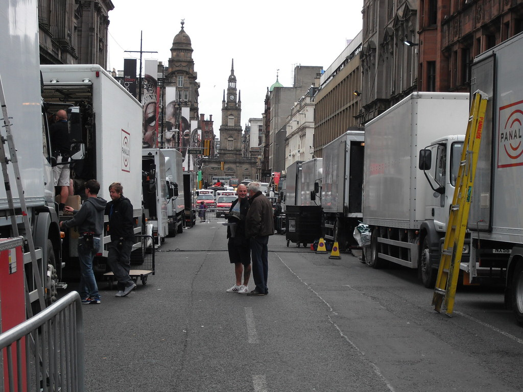 when brad was in town glasgow turned into philydelphia whe… Flickr