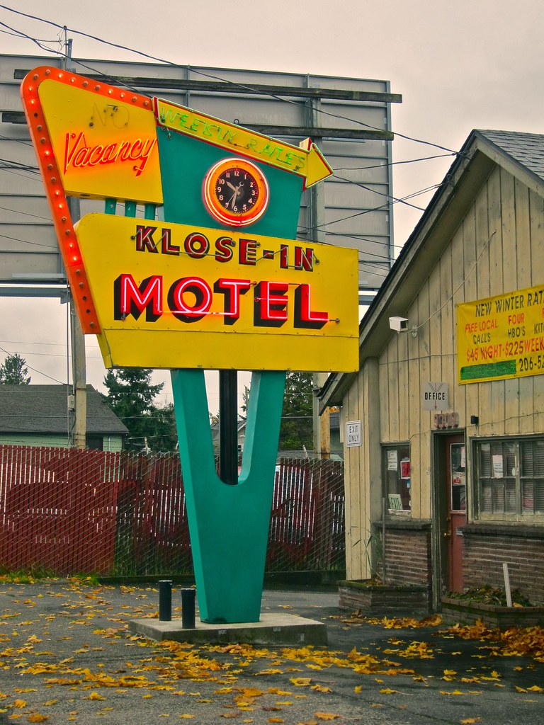Klose In Motel, Aurora Avenue North, Seattle Curtis Cronn Flickr