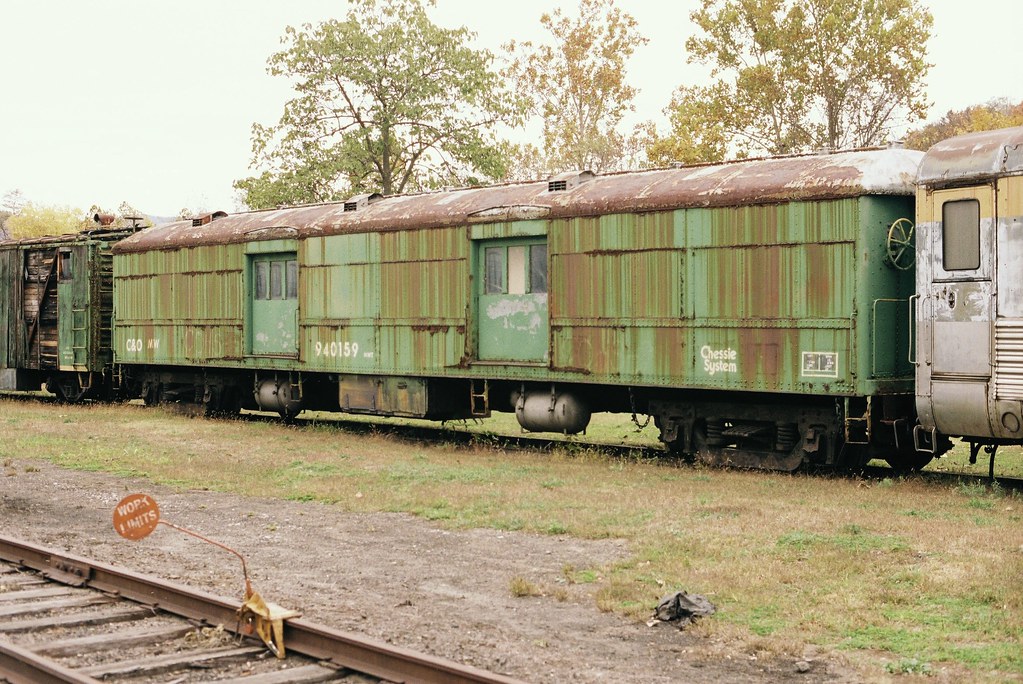 C&O Clifton VA Chessie baggage car painted in MOW… Flickr