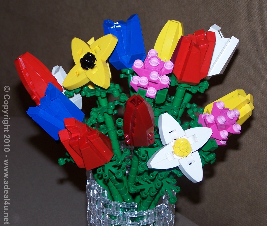 LEGO Flower Bouquet My custom designed bouquet and vase of… Flickr