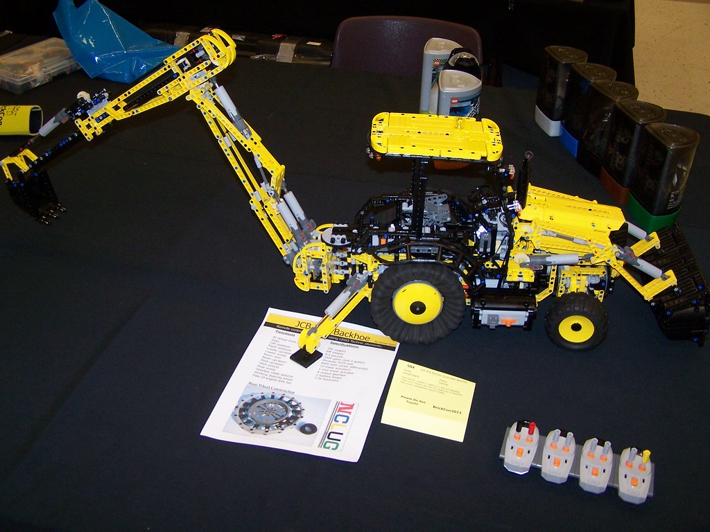 Lego Technic JCB 3CX Backhoe by Daniel Martz Flickr
