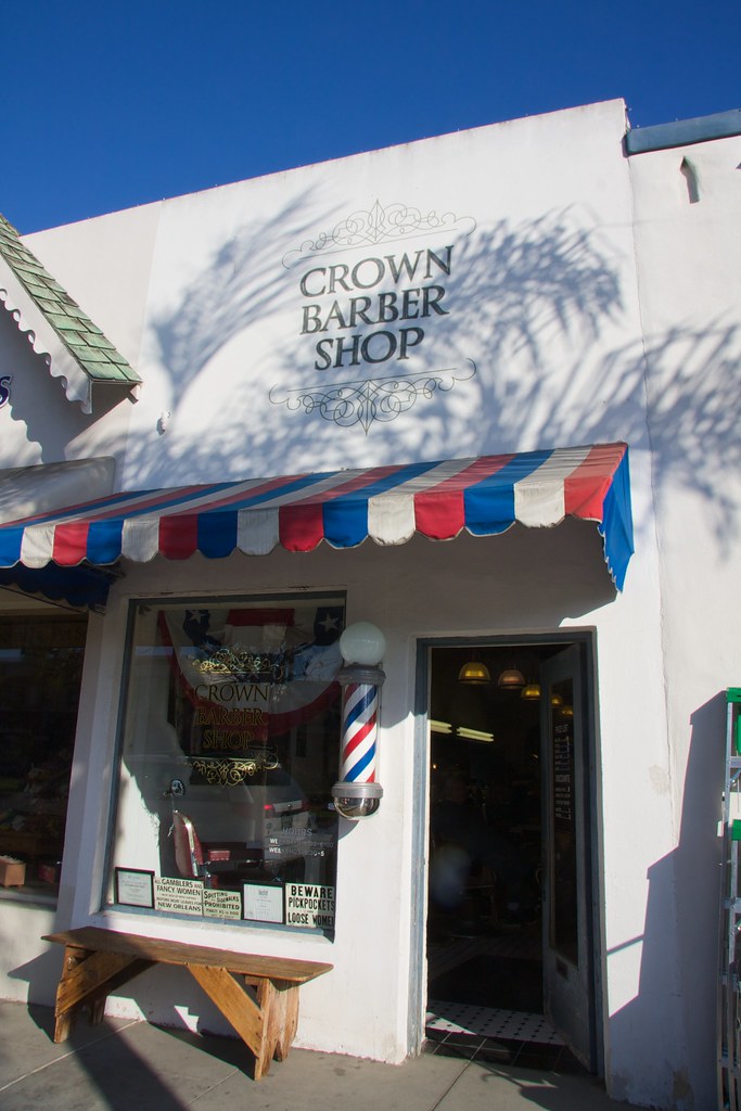 Crown Barber Shop Orange Avenue, Coronado Island Sarah Oliver Flickr