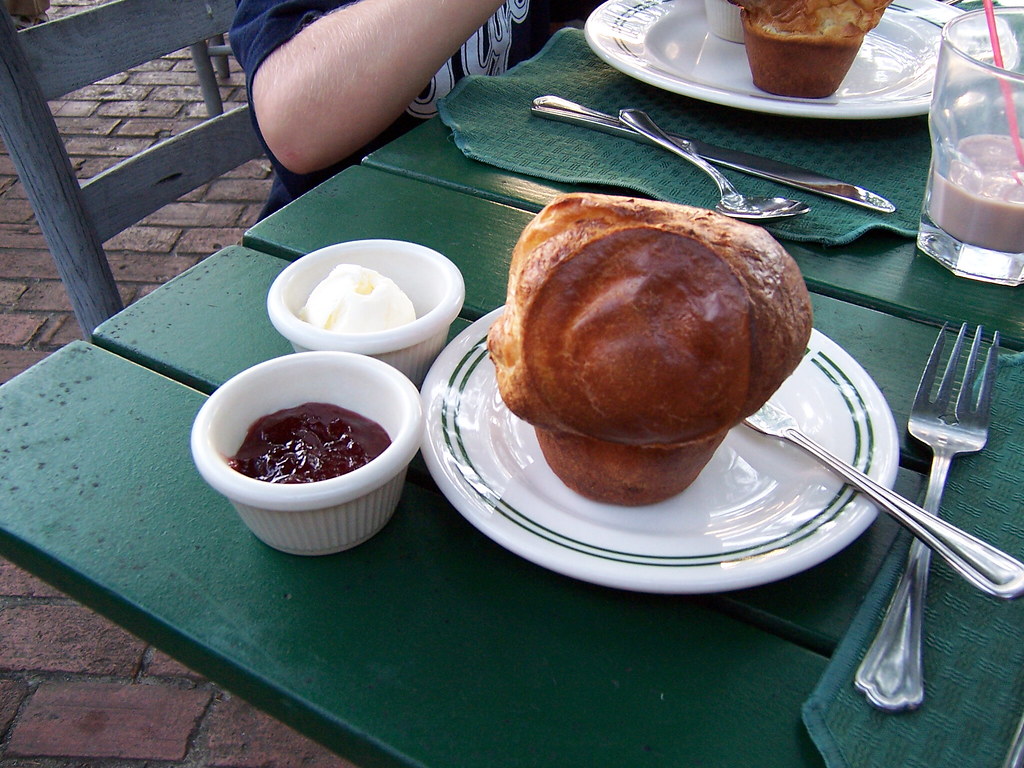 Famous popover at the Jordan Pond House in Acadia National… Flickr