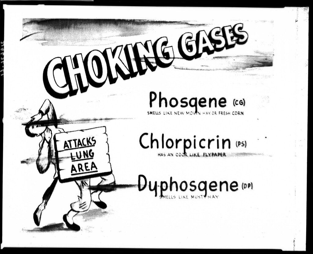 "Choking gases" poster (MIS 21962666), National Museum of Health and Medicine a photo on