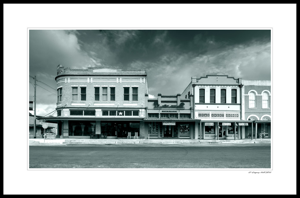 Down Town Shiner, Texas HDR Image of 100 year old building… Flickr