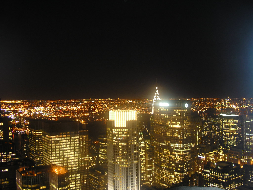 New York City Night Cityscape A view of the glamorous li… Flickr