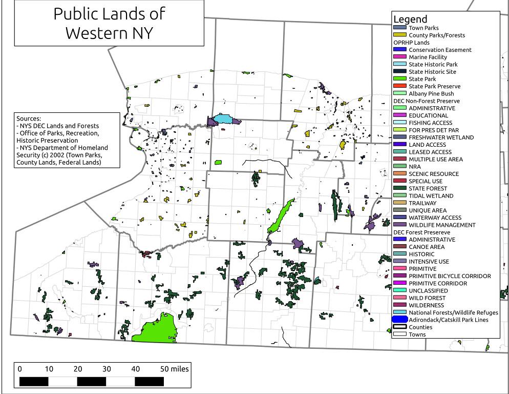 Public Lands of Western NY Download High Resolution Map a… Flickr