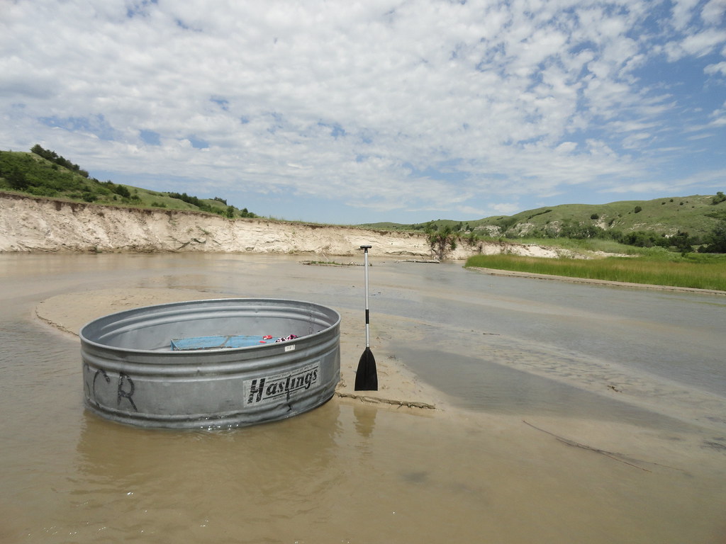 Tanking Middle Loup River northwest of Mullen, NE Sarah Dockray