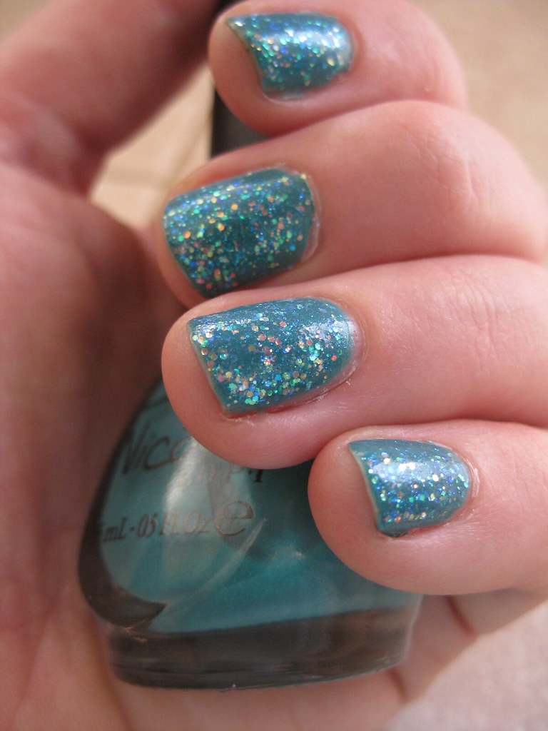 this week's nails nichole by OPI "respect the world" with … Flickr