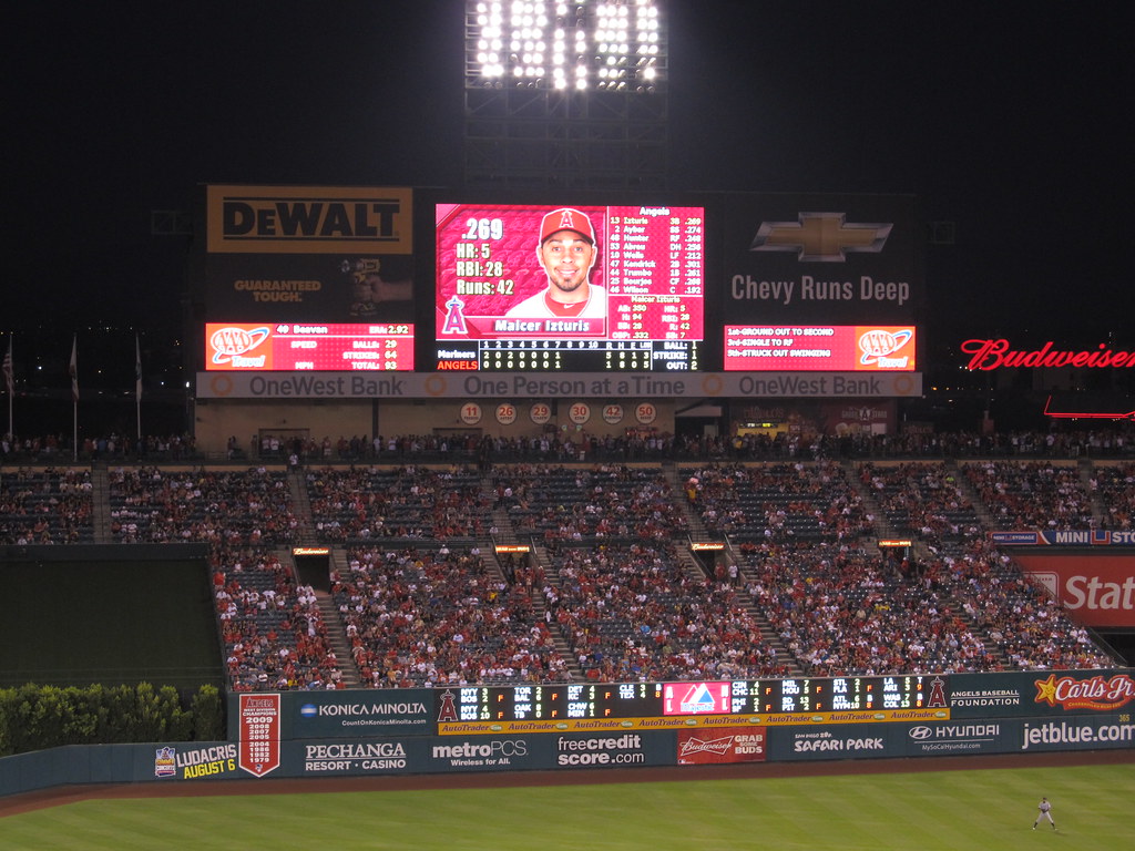 Los Angeles Angels vs. Seattle Mariners, Angels Stadium, A… Flickr