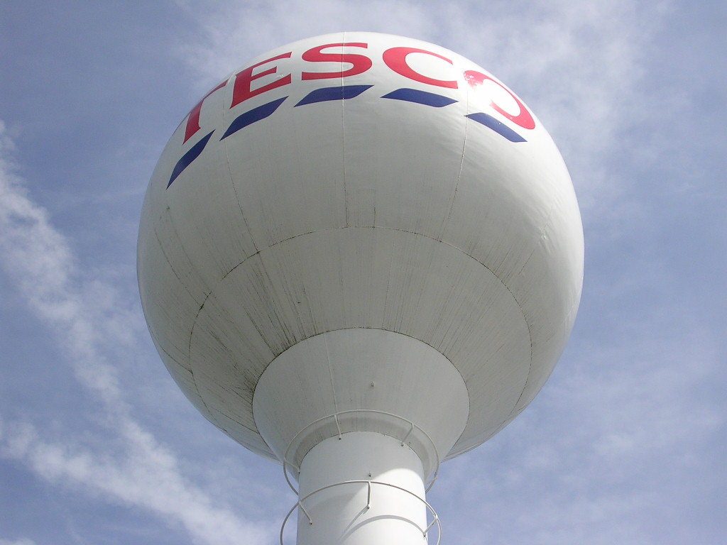 Overinflated Tesco store at Gillingham in Kent. August 200… Claire