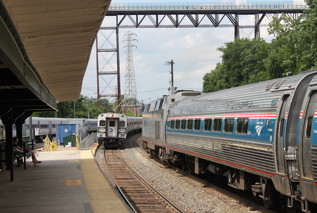 Poughkeepsie Station A northbound Amtrak Empire Service tr… Flickr