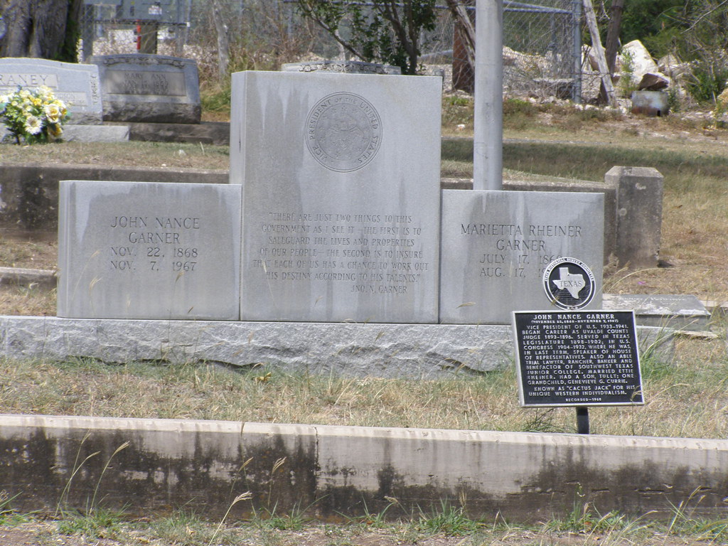 Uvalde Cemetery Burial site of Vice President John Nance G… Peter