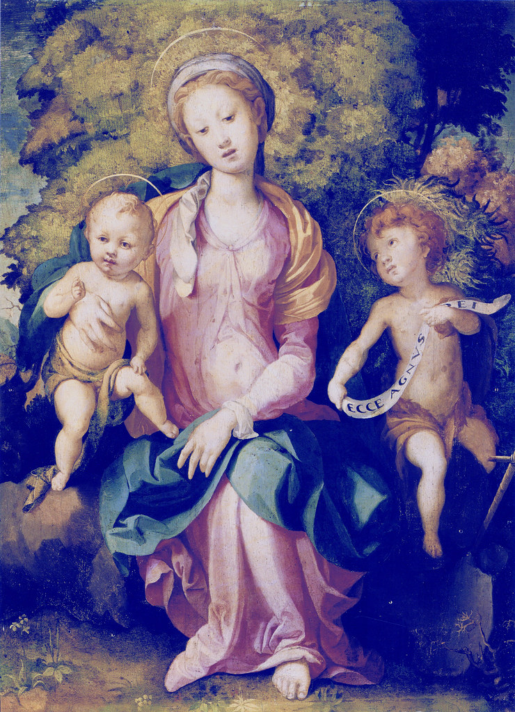 Bronzino Madonna and child with Saint John (152629) Flickr