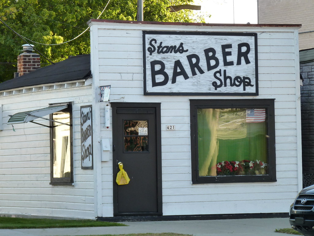 Stan's Barber Shop Menominee, MI. yooperann Flickr