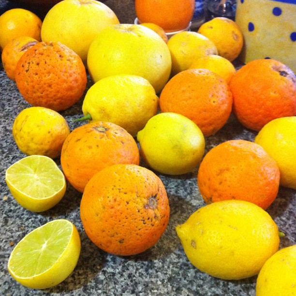 Citrus season Limes from the garden, lemons from the garde… Flickr