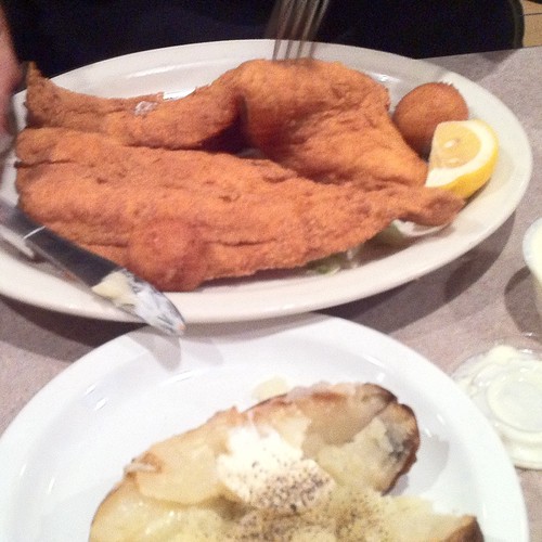 Fried flounder Harrisburg Family House Restaurant Flickr