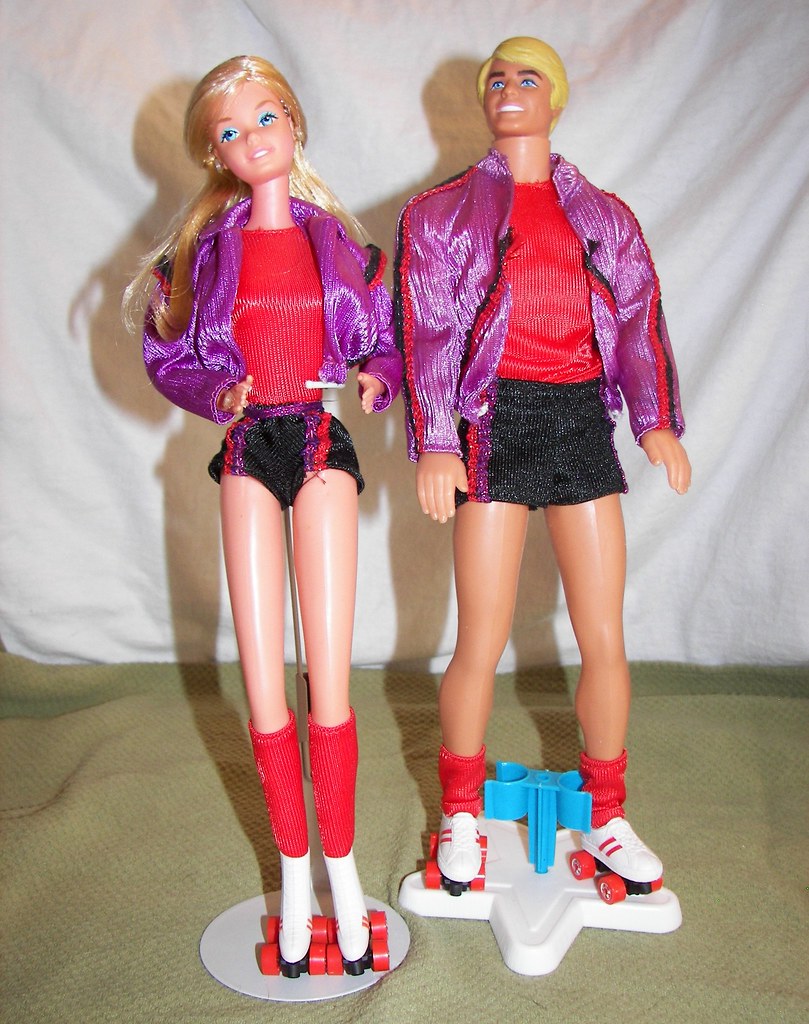 1980 Roller Skating Barbie (1880) and Ken (1881) a photo on Flickriver